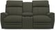 La-Z-Boy® Talladega Charcoal Reclining Loveseat with Console-0