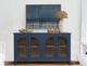 International Furniture Direct Genova Dark Blue Console-1