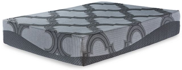 Sierra Sleep® by Ashley® 2-Piece 12" Hybrid and Best Adjustable Base King Mattress Set-1