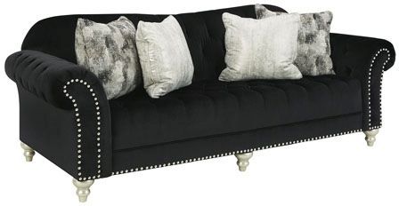 Signature Design by Ashley® Harriotte Black Sofa-4