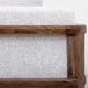 International Furniture Direct Roots Stained Brown/White 93" Upholstered Sofa-3