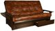 Kodiak Furniture Phoenix Oregon Trail Saddle/Espresso Queen Storage Futon with Mattress-0