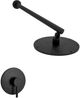 ZLINE Autograph Edition El Dorado Matte Black Rainfall Shower Faucet-3