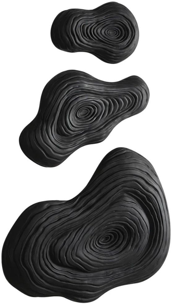 Renwil® Sevilla 3-Piece Black Wall Art Set-2