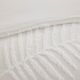 Olliix by Madison Park 3 Piece White Full/Queen Bahari Tufted Cotton Chenille Palm Comforter Set-4