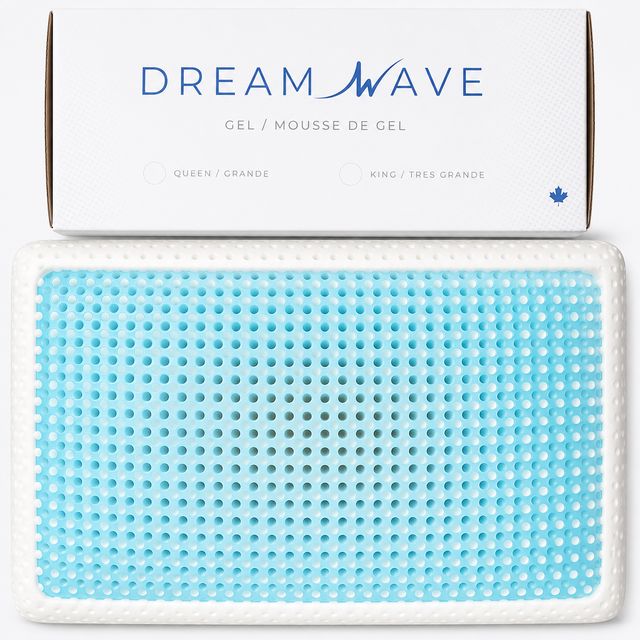 DreamWave Collection Gel 5.5" Queen Pillow – 2-Pack-1