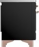 Ilve® Majestic III 36" Glossy Black Pro Style Induction Range with Triple Glass Door and Copper Trim-4