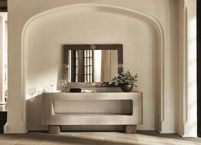 Bernhardt Casa Paros Bedrock Console Table with Playa Base-1