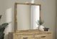 Monarch Specialties Inc. Warm Medium Oak Wall Mirror-1