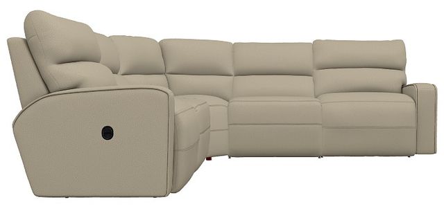 La-Z-Boy® Maddox 5-Piece Sand Curve Manual Reclining Sectional-1