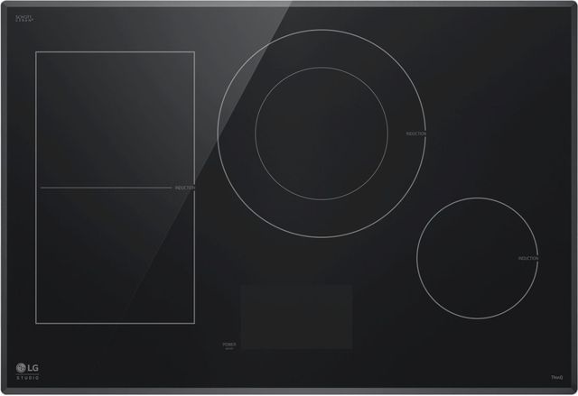 LG Studio 31" Black Induction Cooktop -0