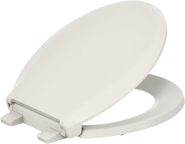 KOHLER® Cachet® Almond Readylatch® Quiet-Close™ Round-Front Toilet Seat-1