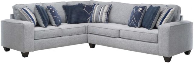 Inspired Home 462 2-Piece Persia Indigo L-Shape Sectional-0