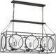 Forty West Fremont Black Bar Light Chandelier-0