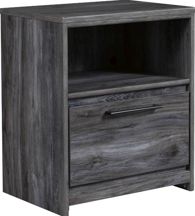 Signature Design by Ashley® Baystorm 6-Piece Gray Queen Panel Storage Bed Set-4