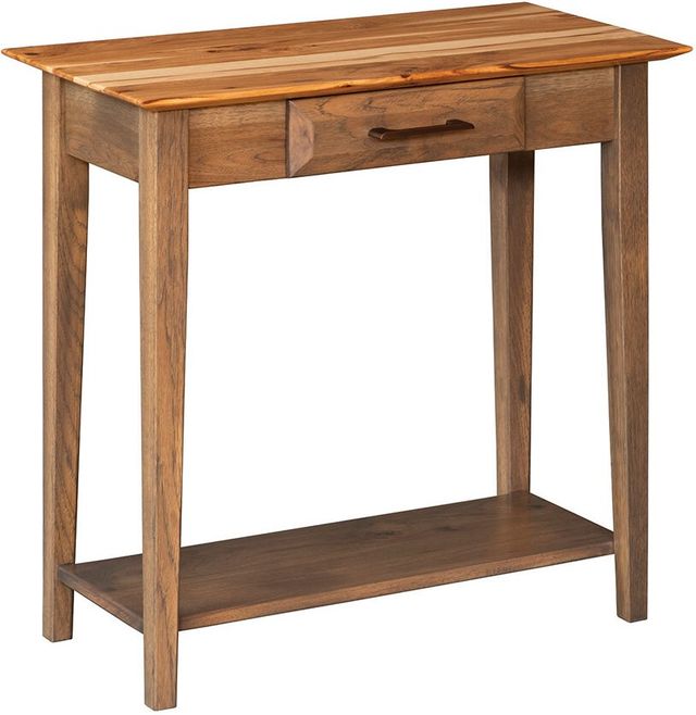Country Classic Collection Customizable Simplicity Console Table with Drawer and Shelf-0
