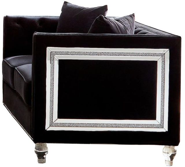 Coaster® Delilah 3-Piece Black Living Room Set-3