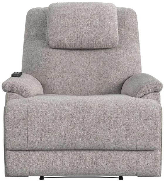 Flexsteel® Zecliner Model 2 Petite Dove Power Sleep Recliner with Power Headrest and Lumbar-3