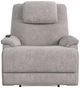 Flexsteel® Zecliner Model 2 Petite Dove Power Sleep Recliner with Power Headrest and Lumbar-3