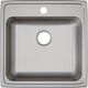 Elkay Lustertone® Classic Lustrous Satin 22" x 22" x 5-1/2" 2-Hole Single Bowl Drop-In ADA Sink-1