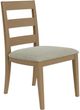 Riverside Furniture Davie Beige/Pale Oak Upholstered Seat Dining Side Chair-0