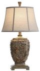 Stylecraft Beige/Nickel Versailles Traditional Table Lamp-1