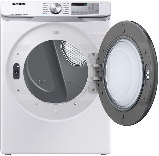 Samsung 7.5 Cu. Ft. White Front Load Gas Dryer-2