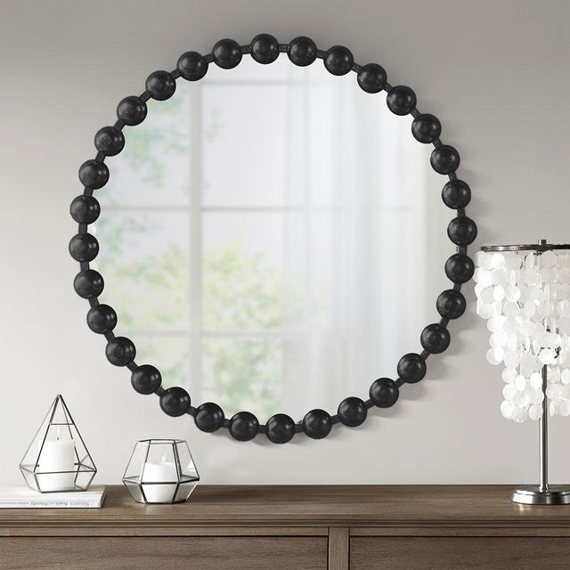 Olliix by Madison Park Signature Marlowe Black Wall Décor Mirror-3