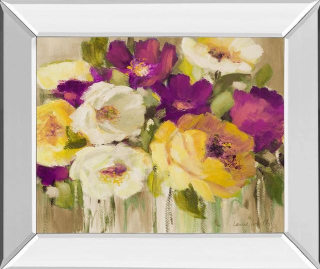 Classy Art Deep in Purple I by Lanie Loreth Mirror Framed Wall Art-0