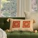 Nourison Home™ Mina Victory Vintage Pillow Rust 12"x20" Throw Pillow-3