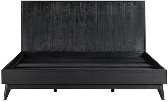 Armen Living Carnaby Black Brushed King Platform Panel Bed-3