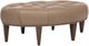 Smith Brothers Customizable 2000 Leather Oval Ottoman-0