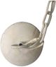 Crestview Collection Mayfair Antique White Iron 4 Light Chandelier-2