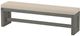 Crate Designs™ Furniture Graphite Upholstered Bench-0