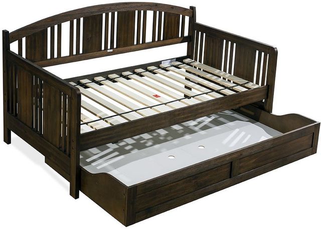 HH2 Home Dana Brushed Acacia Twin Youth Daybed with Trundle-0