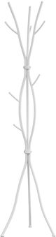 Monarch Specialties Inc. 74" White Metal Coat Rack-0