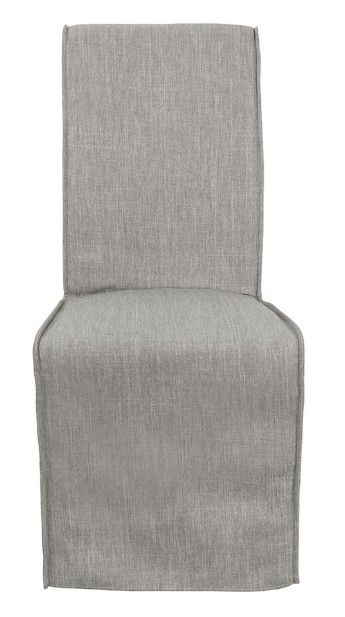 Classic Home Jordan 2-Piece Cool Gray Upholstered Dining Chair Set-2