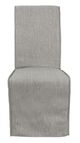 Classic Home Jordan 2-Piece Cool Gray Upholstered Dining Chair Set-2