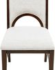 Crown Mark Hamil Brown/White Dining Side Chair-3