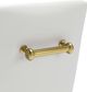 Zuo® Modern Madelaine Gold/White Counter Stool-4