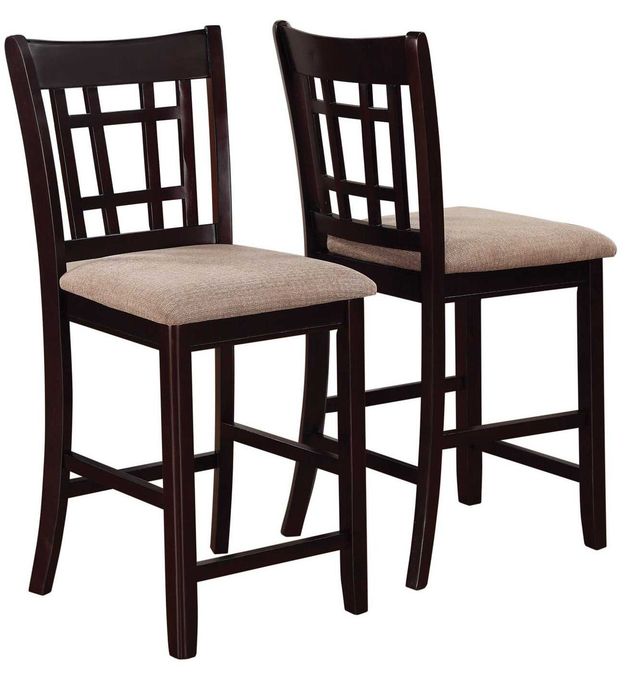 Coaster® Lavon 5-Piece Brown Counter Height Dining Table Set-3