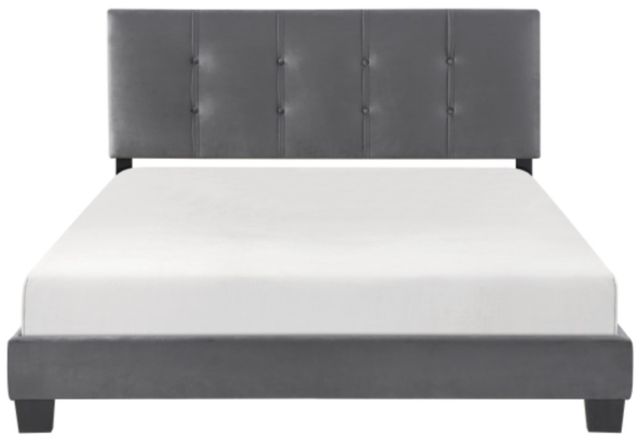 Homelegance® Newberry Dark Gray Queen Platform Bed-2