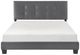Homelegance® Newberry Dark Gray Queen Platform Bed-2
