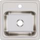 Elkay Lustertone® Lustrous Satin 15" 1-Hole Single Bowl Drop-in Bar Sink-1