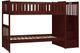 Mazin Furniture Rowe Cherry Twin/Twin Youth Step Bunk Bed-2