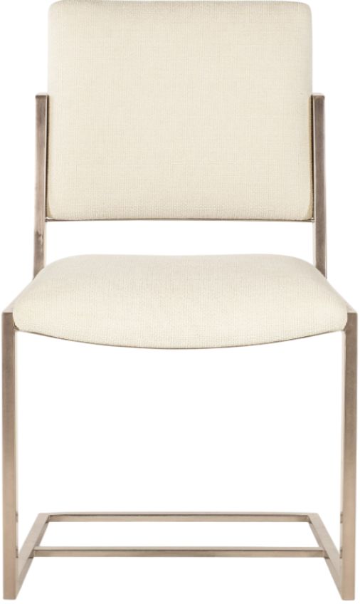 Hooker® Furniture Westwood Plated Radiance/Trendy Snow Dining Side Chair-1