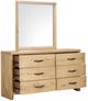 Magnussen Home® Laramie Honey Wheat Double Drawer Dresser-2