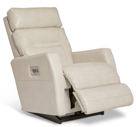 La-Z-Boy® Lennon Ice Leather Power Rocking Recliner with