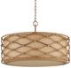 Currey & Company Saddle Tan Partita Pendant-3