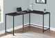 Monarch Specialties Inc. Black Marble L-Shaped Computer Desk-2